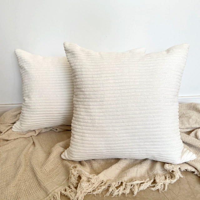Funda de almohadón Roma Blanco 45x45
