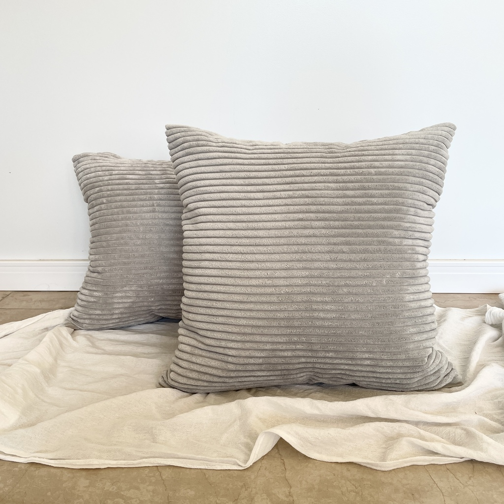 Funda de almohadón Roma Gris Perla 45x45