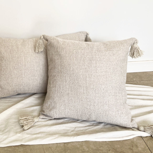 Funda de almohadón Marruecos Crudo 45x45