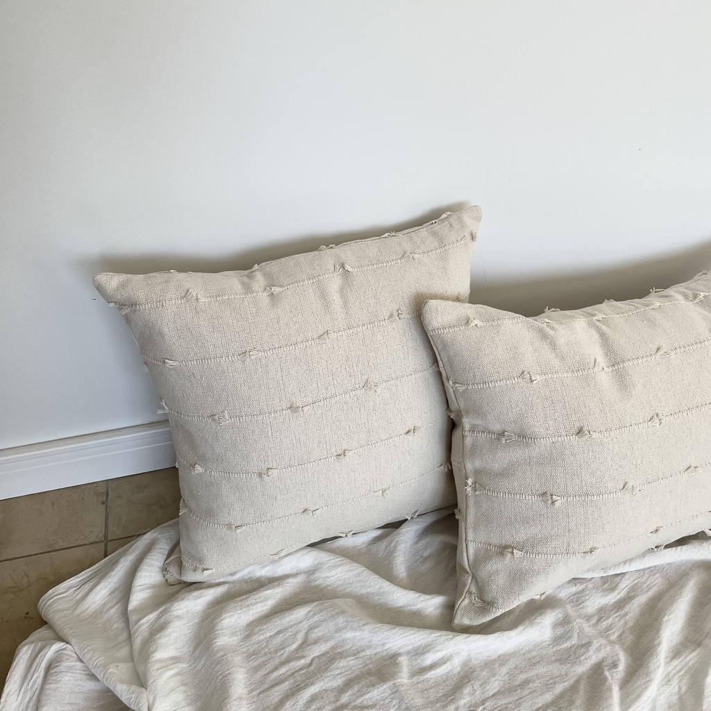 Funda de almohadón Tilcara Crudo 45x45