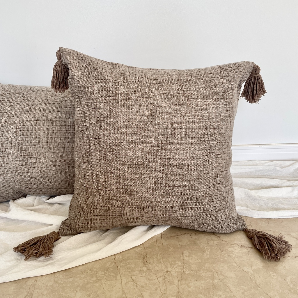 Funda de almohadón Marruecos Marrón 45x45