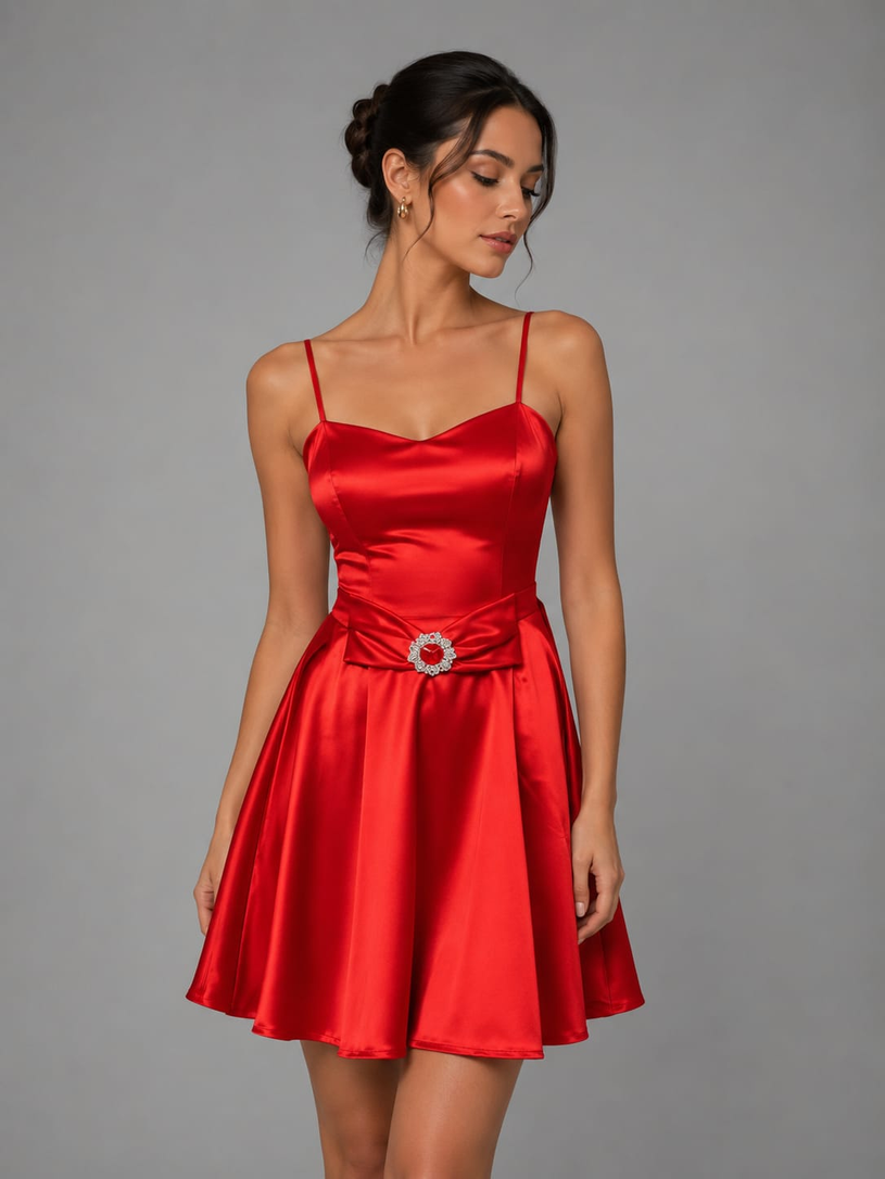 Vestido PRINCESA saten
