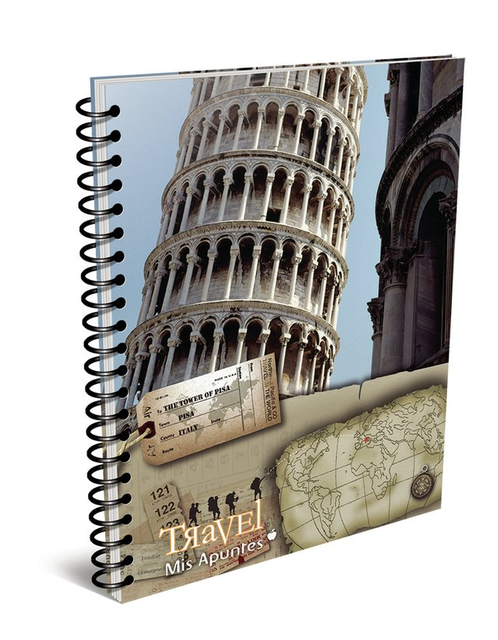 Cuaderno Arte Cities C/Aro A4 120 Hojas
