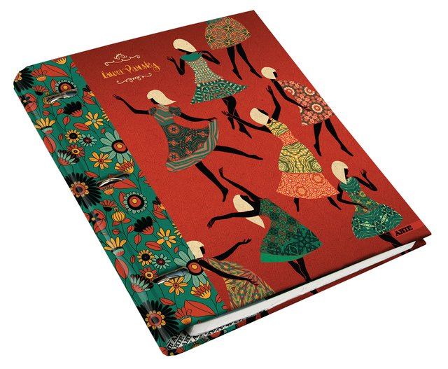 Cuaderno Arte Laura Varsky Con Aro A4  rayado