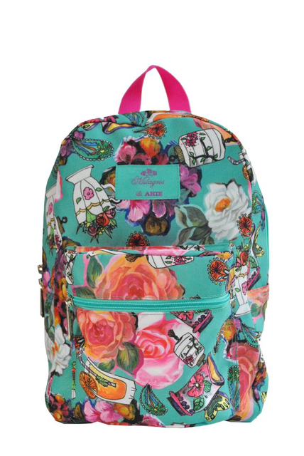 Mochila Milagros Chica Aqua (821715)