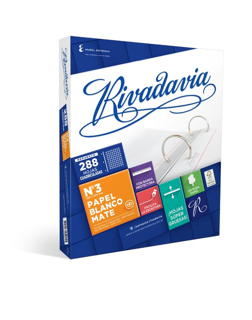 Rep. Rivadavia X 288 hojas