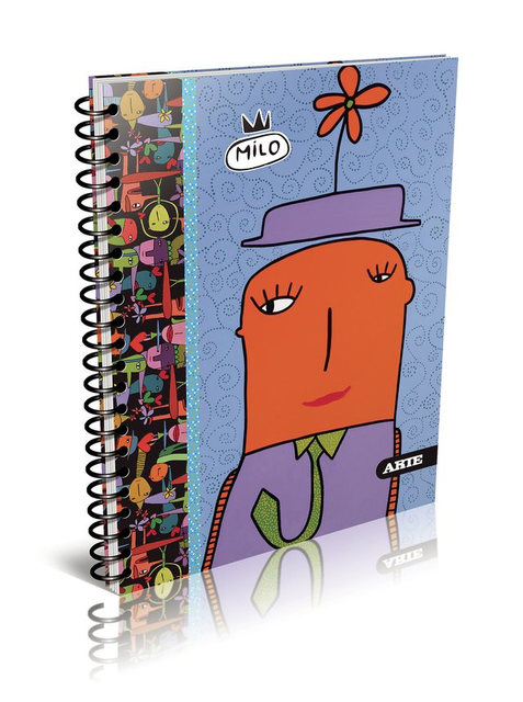 Cuaderno Arte Milo Lockett 16 X 21 80 Hojas rayado