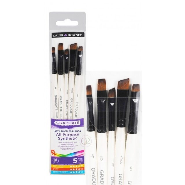 Set Pinceles Graduate Flt & Shd X 5 Unidades 212550008