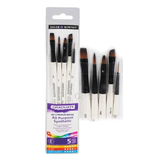 Set Pinceles Graduate X 5 Unidades 212550002