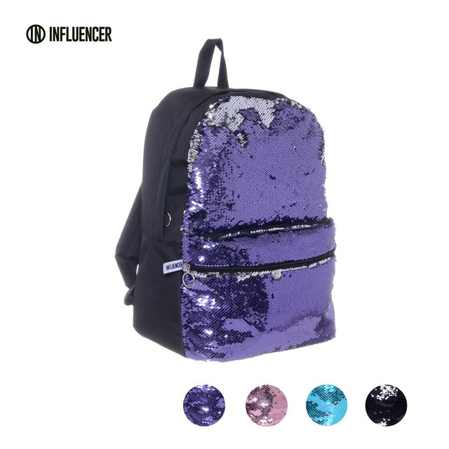 Mochila Ls&D Influerncer Lentejuelas 16.5" 10.1151