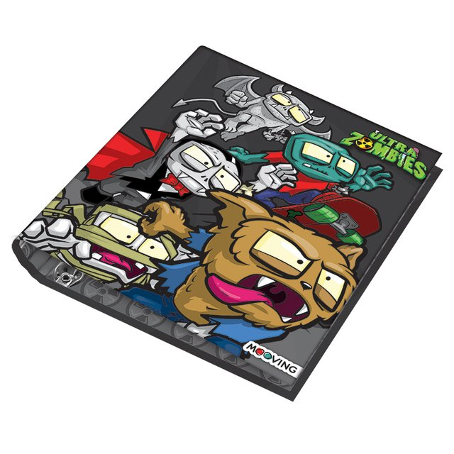 Carpeta Zombies 3 X 40 Cartone escolar