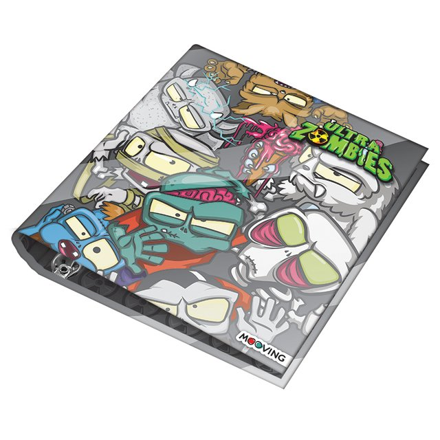Carpeta Zombies 3 X 40 Cartone escolar