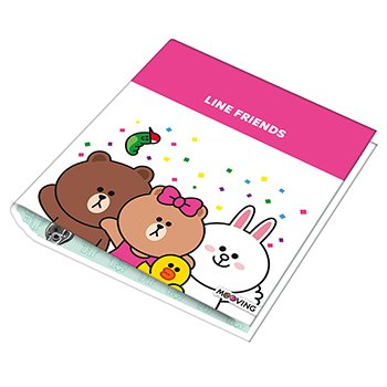 Carpeta Line Friends 3 X 40 escolar Cartone Original