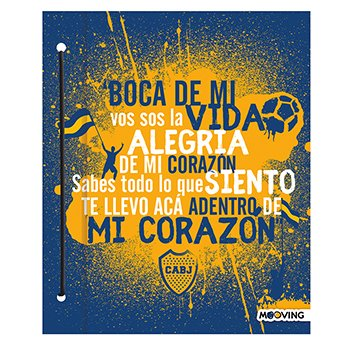 Carpeta Boca Nº3 Cartone Original*