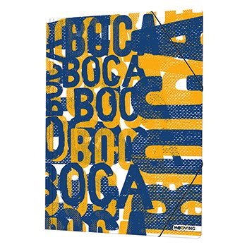 Carpeta Carton Solapa/Elastico Oficio Boca Original