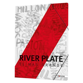 Carpeta Carton Solapa/Elastico Oficio River Original
