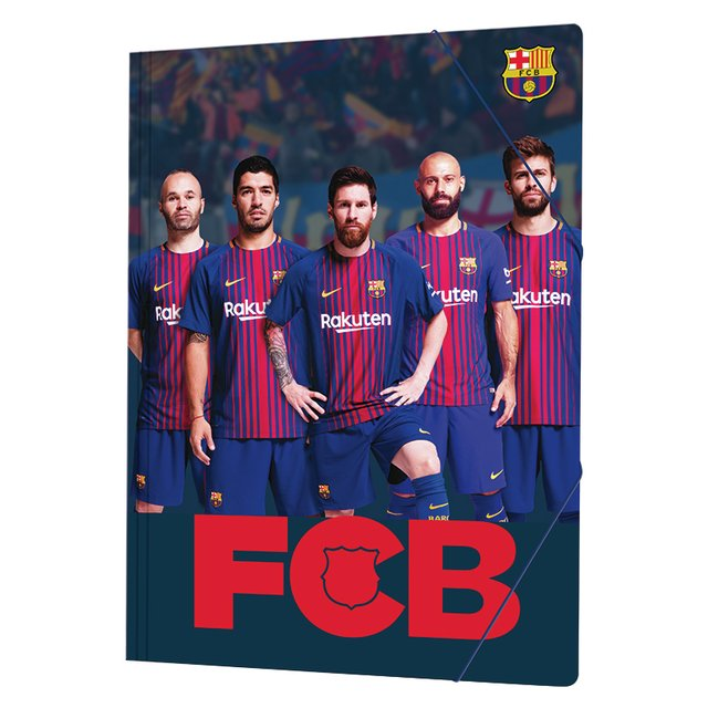 Carpeta Carton Solapa/Elastico  Oficio Barcelona