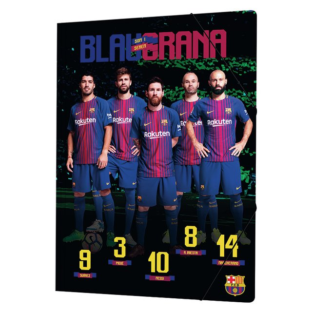 Carpeta Carton Solapa/Elastico  Oficio Barcelona