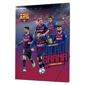 Carpeta Carton Solapa/Elastico  Oficio Barcelona