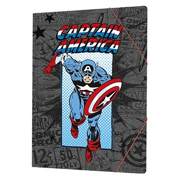 Carpeta Carton Solapa/Elast.Of. Marvel