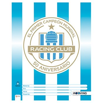 Separador De Materias Racing escolar Original