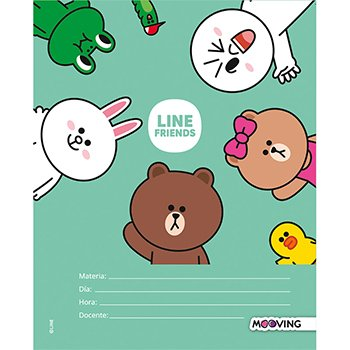 Separador De Materias Line Friends