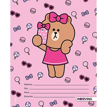 Separador De Materias Line Friends
