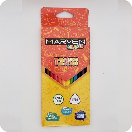 Pinturitas Marven X 12 Largas