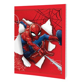 Cuaderno Spiderman 16 X 21 Tapa Dura 48 Hojas