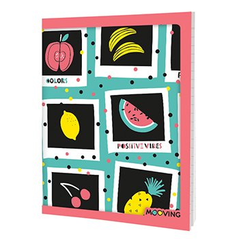 Cuaderno Colors 16 X 21 Tapa Flexible  X 48 Hojas rayadas