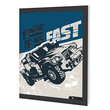 Cuaderno Rapido Y Furioso 16 X 21 T/F X 48 Hjs Original