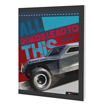 Cuaderno Rapido Y Furioso 16 X 21 T/F X 48 Hjs Original