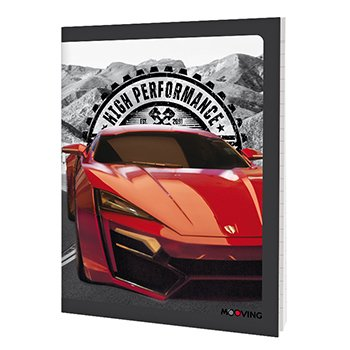 Cuaderno Rapido Y Furioso 16 X 21 T/F X 48 Hjs Original