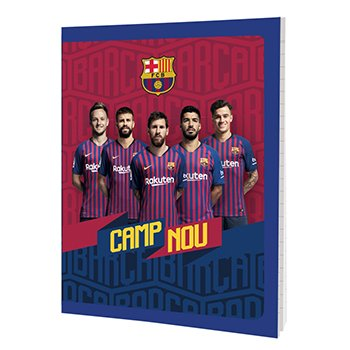 Cuaderno Barcelona 16 X 21 Tapa Dura 48 Hojas rayadas