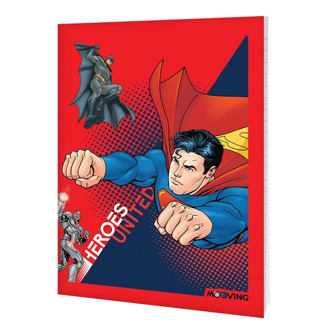 Cuaderno Liga De La Justicia 16 X 21 Tapa Flexible 48 Hjs
