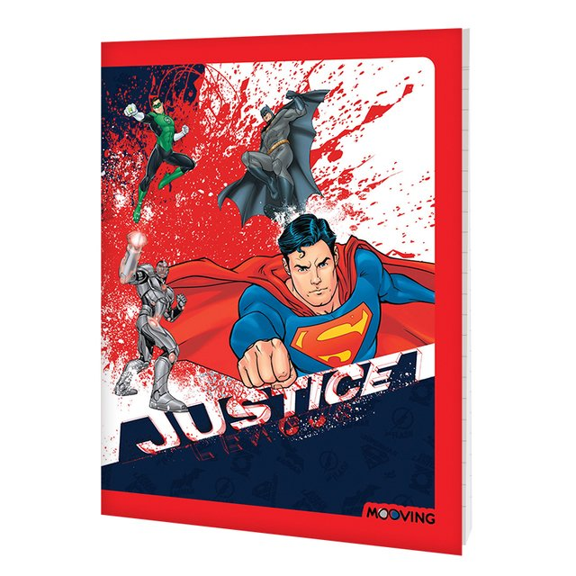 Cuaderno Liga De La Justicia 16 X 21 Tapa Flexible 48 Hjs