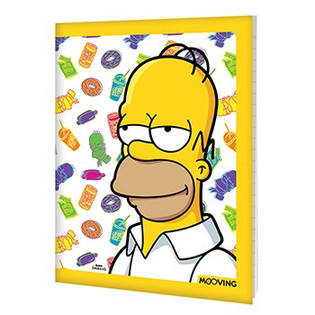 Cuaderno Simpson 16 X 21 T/F X 48 Hjs rayadas