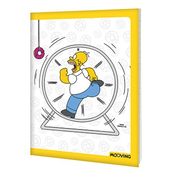 Cuaderno Simpson 16 X 21 T/F X 48 Hjs rayadas