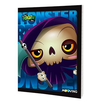 Cuaderno The Real Monster Show 16 X21 T/F Abrochado 48 Hjs