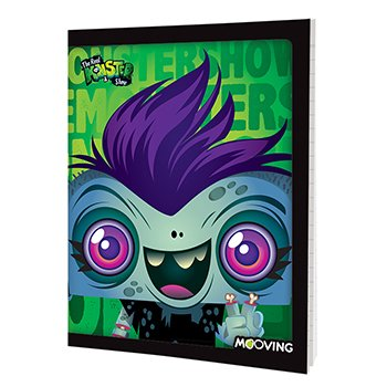 Cuaderno The Real Monster Show 16 X21 T/F Abrochado 48 Hjs