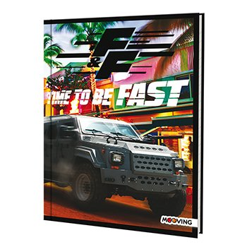 Cuaderno Rapido Y Furioso 16 X 21 Tapa Dura X 48 Hojas Original