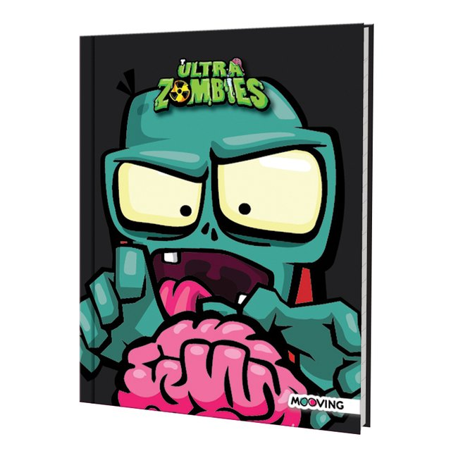 Cuaderno Zombies T/D X 48 Hjs Rayadas