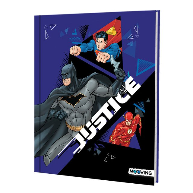 Cuaderno Liga De La Justicia 16 X 21 T/Dura  X 48 Hjs Rayadas