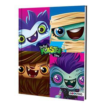 Cuaderno The Real Monster Show 16 X 21 T/Dura