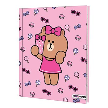Cuaderno Line Friends 16 X 21 T/D 48 Hjs