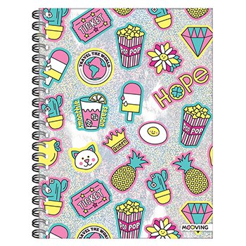 Cuaderno Kawaii A4 Tapa Dura 120 Hjs