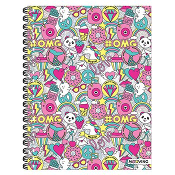Cuaderno Kawaii A4 Tapa Dura 120 Hjs
