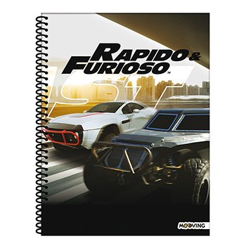 Cuaderno Rapido Y Furioso 29.7 X 80 Hjs Rayado