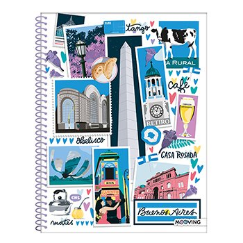 Cuaderno Cosmopolitan 29.7 X 80 Hjs
