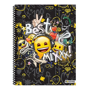 Cuaderno Emoji 29.7 X 80 Hjs Rayado